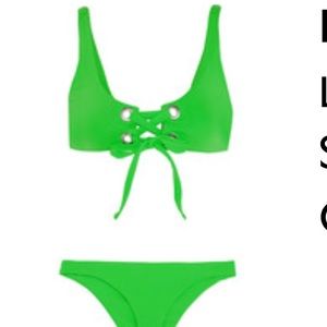 Mara Hoffman lace up bikini NWOT